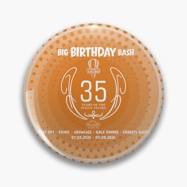Item preview, Figaro Owners Club 2026 Big Birthday Bash designed and sold by Figaro Owners Club.