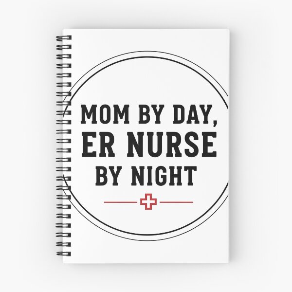 Item preview, Mom By Day ER Nurse By Night Medical Cross Emblem designed and sold by Michaelragheb.