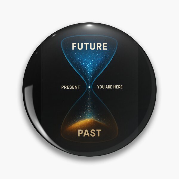 Item preview, Past, Present, Future – Cosmic Hourglass Art designed and sold by Little Chookcha.