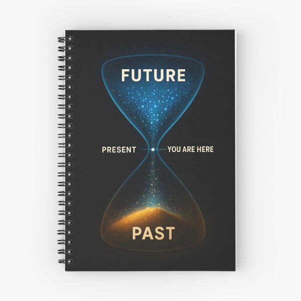 Item preview, Past, Present, Future – Cosmic Hourglass Art designed and sold by Little Chookcha.