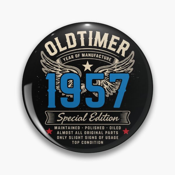 Item preview, Vintage 1957 Old-timer Man Myth Legend Retro Birthday Gift designed and sold by BobaTeeStore.