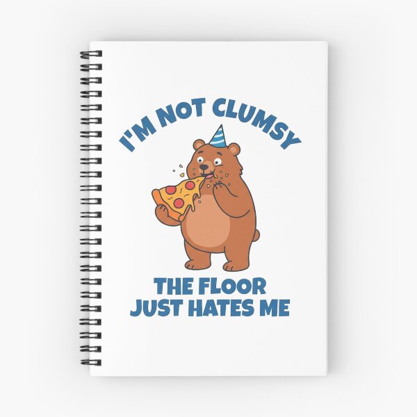 Item preview, Im Not Clumsy The Floor Hates Me Bear designed and sold by Owcomm.