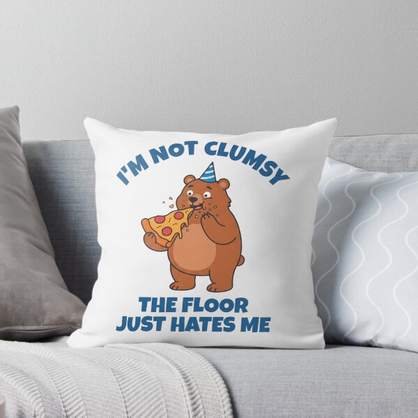 Item preview, Im Not Clumsy The Floor Hates Me Bear designed and sold by Owcomm.