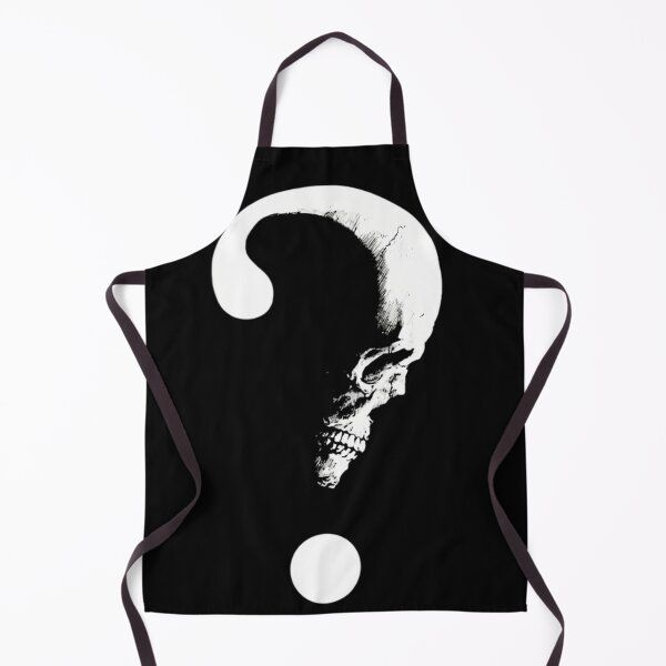 Item preview, Skull Question Mark Dark Philosophical Symbol Art designed and sold by DarkOriginArts.