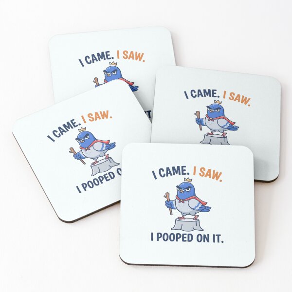 Item preview, Funny Cartoon Pigeon King Funny Quote designed and sold by Owcomm.