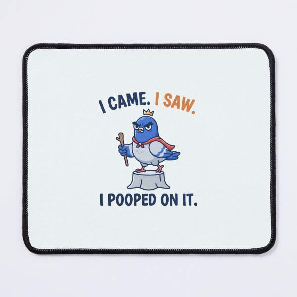 Item preview, Funny Cartoon Pigeon King Funny Quote designed and sold by Owcomm.