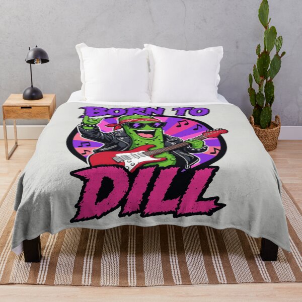 Item preview, Born To Dill Funny Rock Star Pickle designed and sold by DigitalGlade.