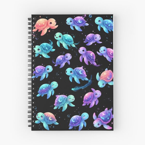 Item preview, Starry Night Sea Turtles - Cute Glowing Pastel Space Animals designed and sold by yanderedev.