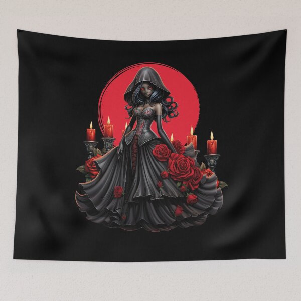 Item preview, Mysterious Gothic Woman Candlelight designed and sold by Szpaku desart .