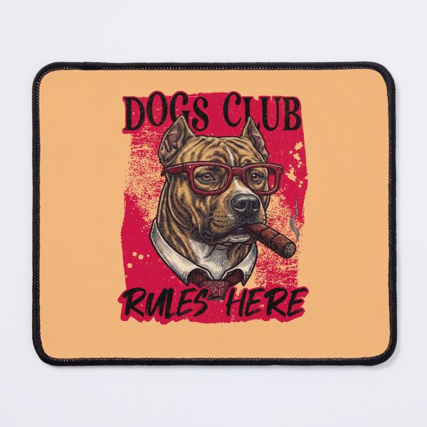 Item preview, Pitbull Boss Design – Funny Pitbull with Cigar Mafia Style Gift designed and sold by PixelsPaws.