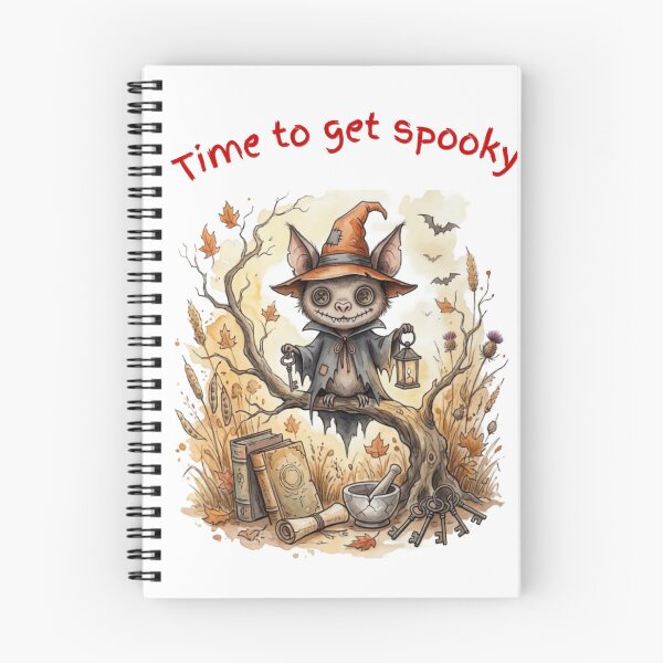 Item preview, Cute Witch Bat - Time to get spooky! designed and sold by Inka Moon Design.