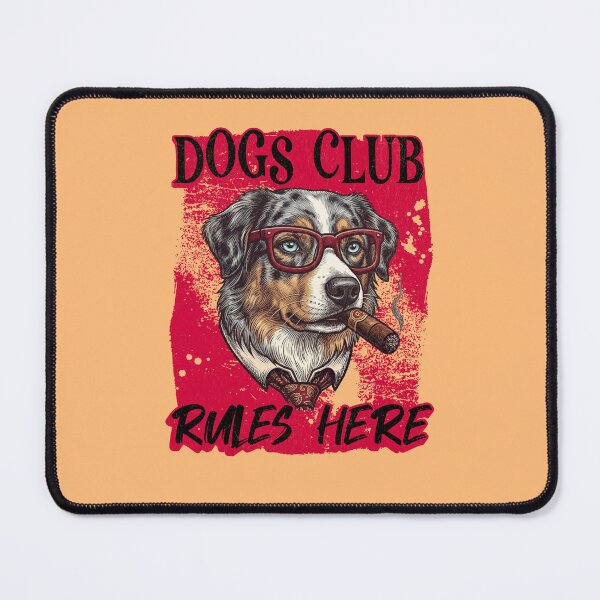 Item preview, Australian Shepherd Boss Design – Funny Australian Shepherd with Cigar Mafia Style Gift designed and sold by PixelsPaws.