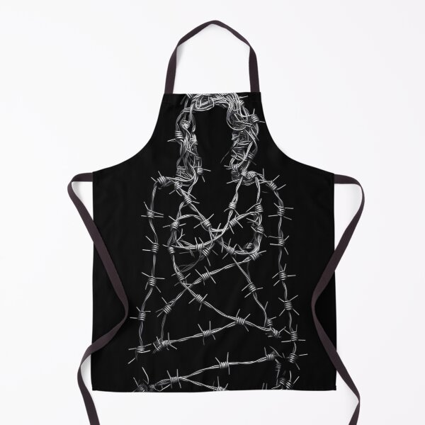 Item preview, Barbed Wire Human Figure Dark Emotional Symbolism Art designed and sold by DarkOriginArts.