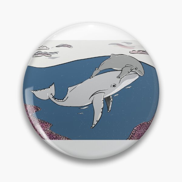 Item preview, Whale and baby designed and sold by JATOOBA.