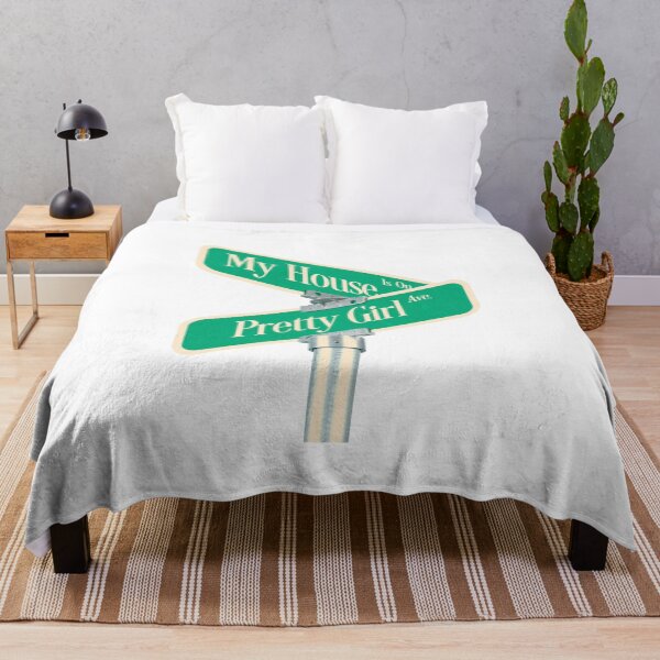 Item preview, Pretty Girl Ave Green Street Sign Art designed and sold by gringoods.