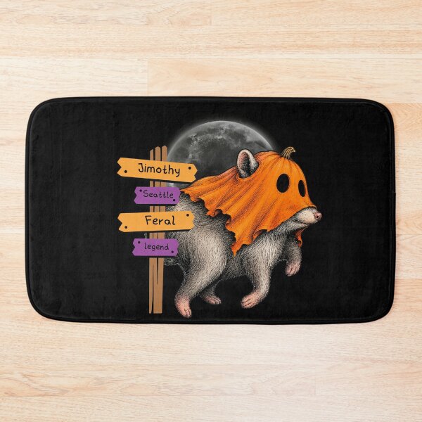 Item preview, Jimothy Seattle Feral legend Funny Halloween Raccoon Ghost designed and sold by BornBorn.
