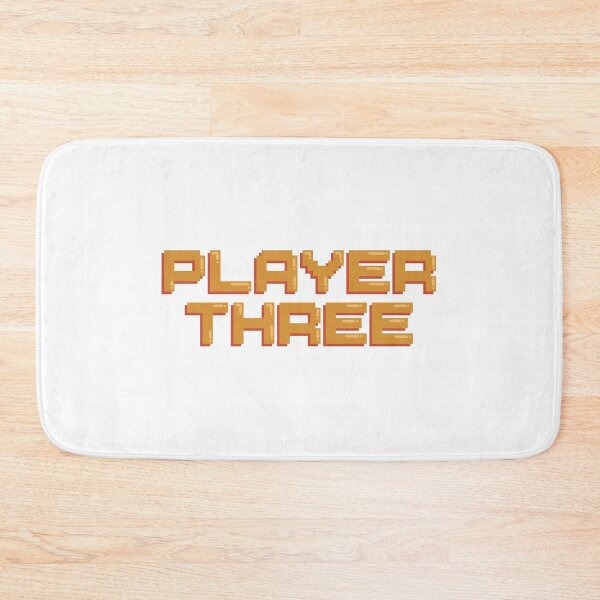 Item preview, Player Three Gaming Quote Pixel Art Decal designed and sold by alexmaushaus.
