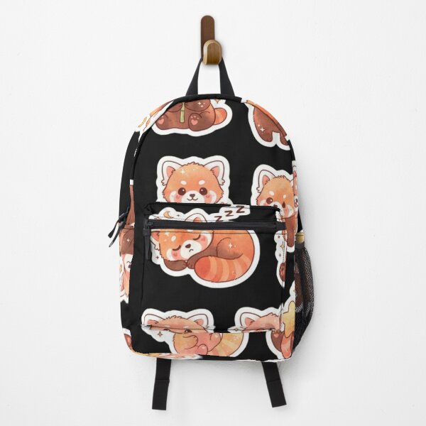 Artikelvorschau, Niedliches Rote-Panda-Set – Gemütliche Kawaii-Sticker mit Sternen und Monden entworfen und verkauft von yanderedev.
