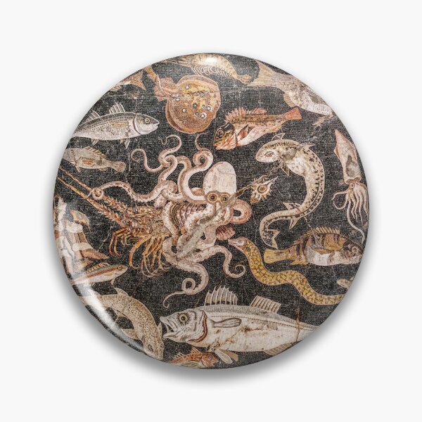 Item preview, Roman Marine Life Mosaic Pompeii 02 designed and sold by Weston  Westmoreland.