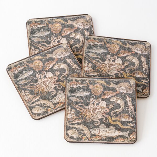 Item preview, Roman Marine Life Mosaic Pompeii 02 designed and sold by Weston  Westmoreland.