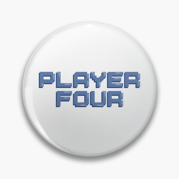 Item preview, Player Four Gaming Quote Pixel Art Decal designed and sold by alexmaushaus.
