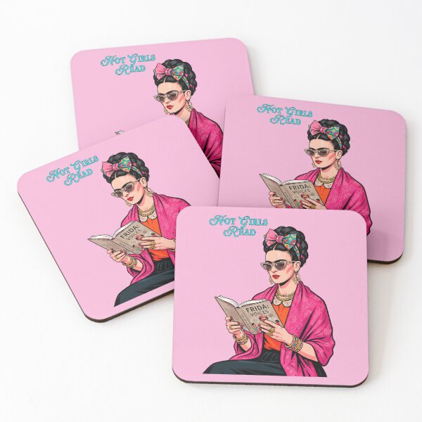 Item preview, Frida Kahlo Reading Book Pop Art designed and sold by TeeARTHY.