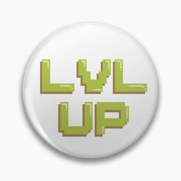 Item preview, Level Up Gaming Quote Pixel Art Decal designed and sold by alexmaushaus.