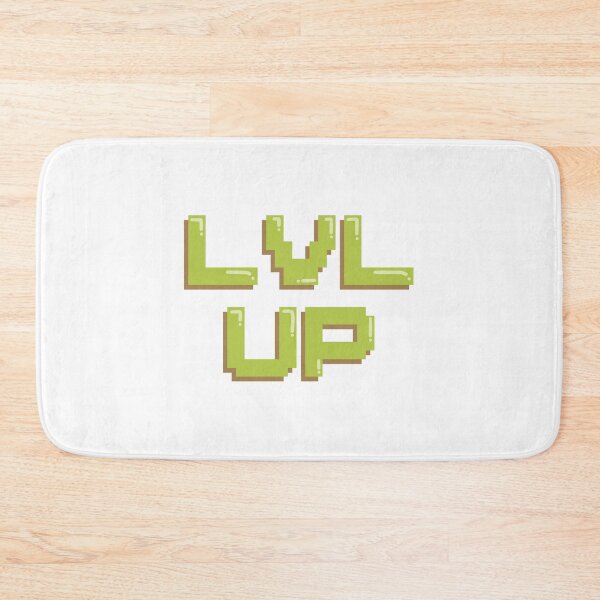 Item preview, Level Up Gaming Quote Pixel Art Decal designed and sold by alexmaushaus.