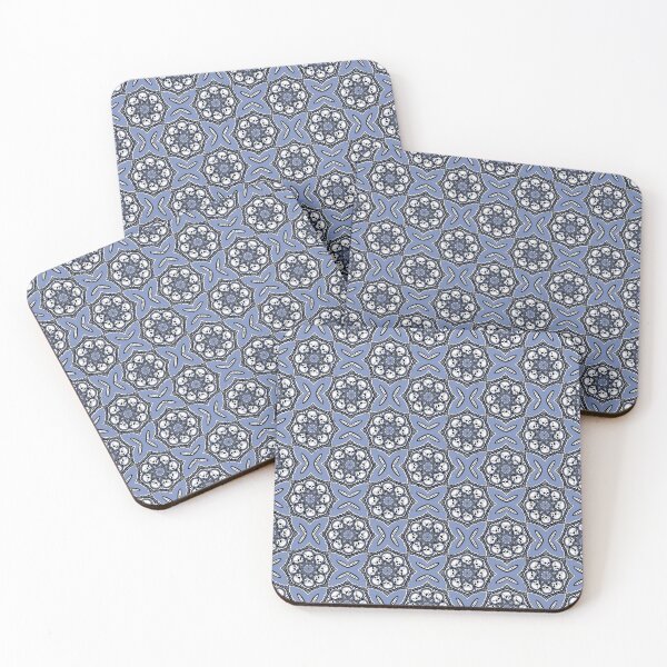 Item preview, Skulled Tile - Pale Blue designed and sold by Moonlit Datura.