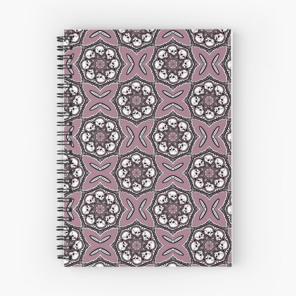 Item preview, Skulled Tile - Pale Pink designed and sold by Moonlit Datura.