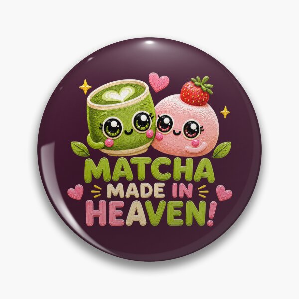 Item preview, Matcha Made In Heaven Cute Kawaii Matcha Art designed and sold by Liv Solara.