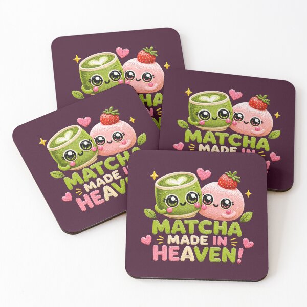 Item preview, Matcha Made In Heaven Cute Kawaii Matcha Art designed and sold by Liv Solara.