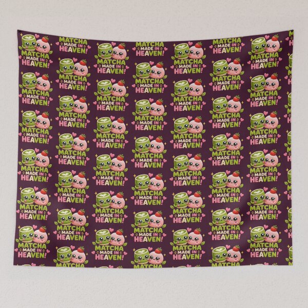 Item preview, Matcha Made In Heaven Cute Kawaii Matcha Art designed and sold by Liv Solara.