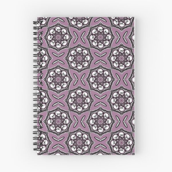 Item preview, Skulled Tile - Pale Pink 2 designed and sold by Moonlit Datura.