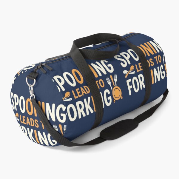 Item preview, Spooning Leads To Forking Funny Kitchen Cutlery Pun designed and sold by Amir Faysal.