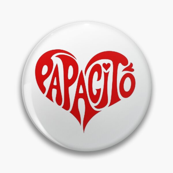 Item preview, Papacito Heart - Red Text Heart Design  designed and sold by BajioAmigos.