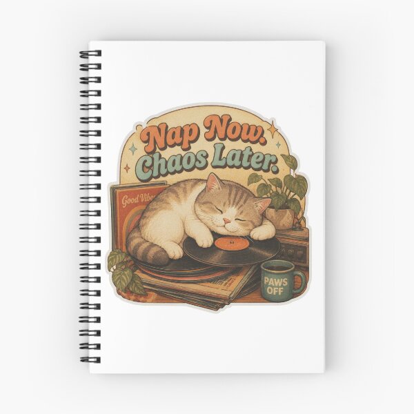 Item preview, Nap Now Chaos Later Funny Cat Meme designed and sold by olenapetol.