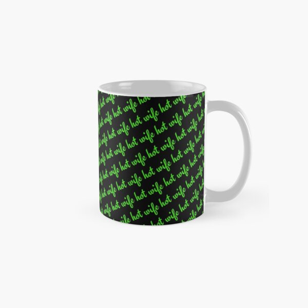 Item preview, Hot Wife Secrets: Hot Wife Motif - green on black designed and sold by HotWifeSecrets.