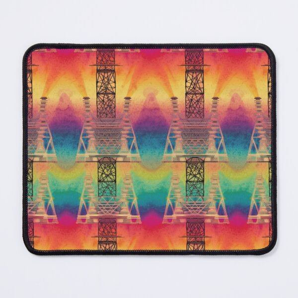 Item preview, Psychedelic Rainbow Pylon Industrial Art designed and sold by pinkal.