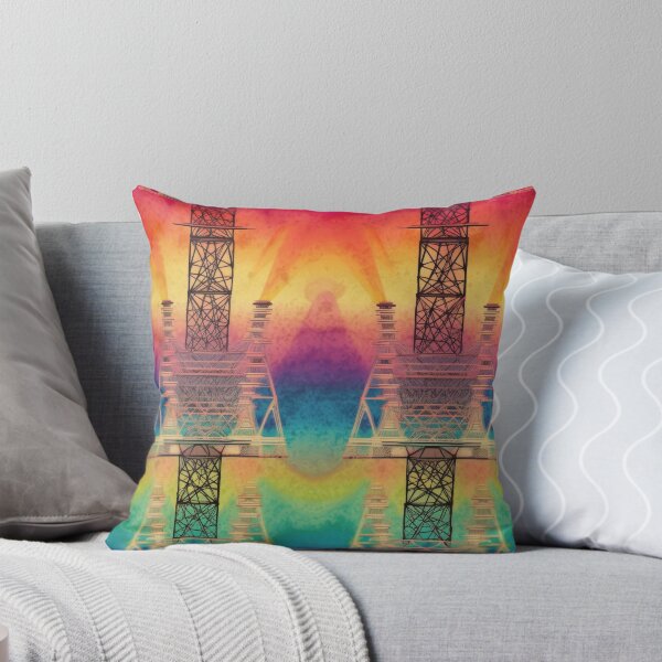 Item preview, Psychedelic Rainbow Pylon Industrial Art designed and sold by pinkal.
