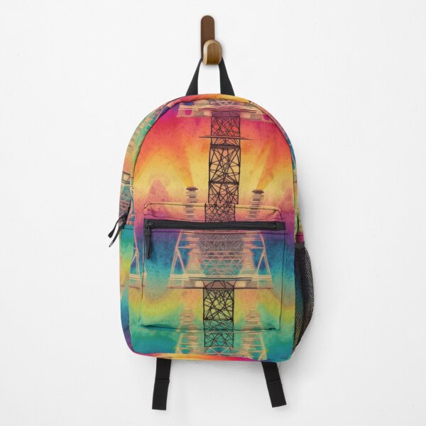 Item preview, Psychedelic Rainbow Pylon Industrial Art designed and sold by pinkal.