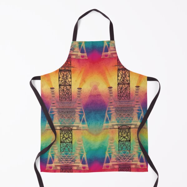 Item preview, Psychedelic Rainbow Pylon Industrial Art designed and sold by pinkal.