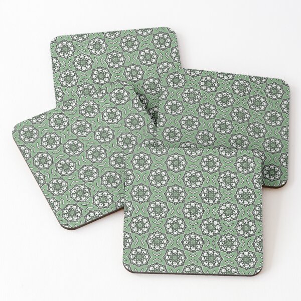 Item preview, Skulled Tile - Yellow Green designed and sold by Moonlit Datura.