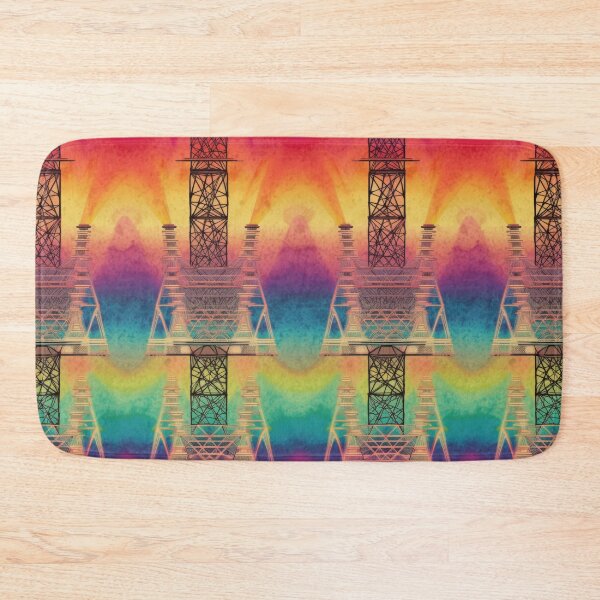 Item preview, Psychedelic Rainbow Pylon Industrial Art designed and sold by pinkal.