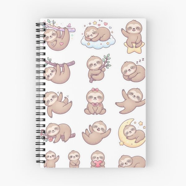 Item preview,  Chill Sloth Squad - Cute Pastel Kawaii Animal designed and sold by yanderedev.