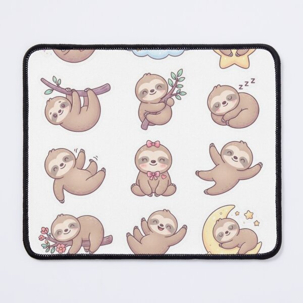 Item preview,  Chill Sloth Squad - Cute Pastel Kawaii Animal designed and sold by yanderedev.