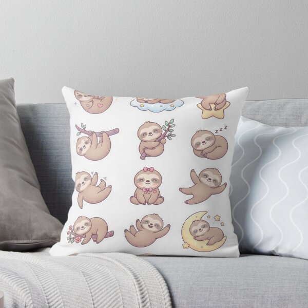 Item preview,  Chill Sloth Squad - Cute Pastel Kawaii Animal designed and sold by yanderedev.