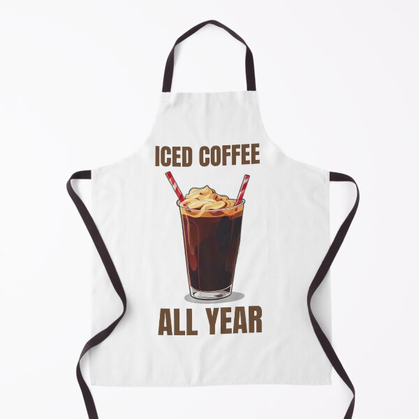 Item preview, Iced Coffee All Year Round Humor designed and sold by DreamDesignWear.