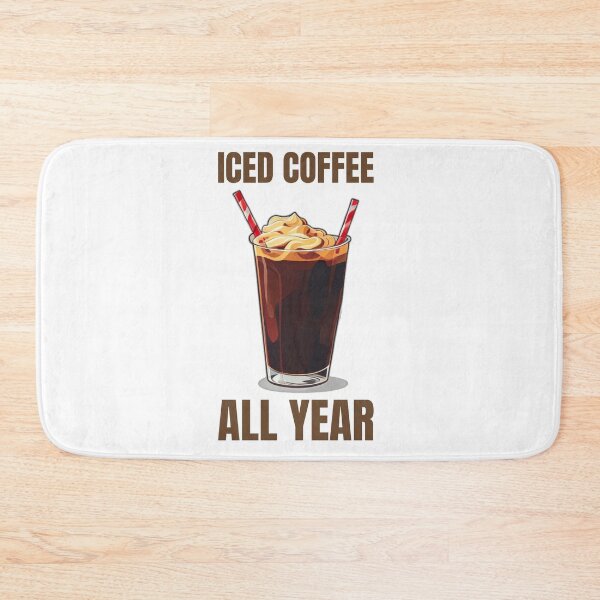 Item preview, Iced Coffee All Year Round Humor designed and sold by DreamDesignWear.