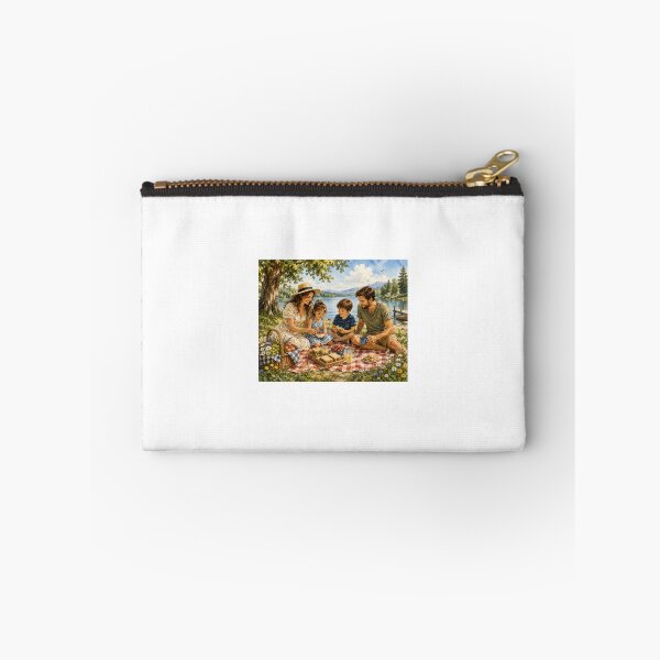 Item preview, Family Picnic by the Lake – Cherished Moments Together designed and sold by NestDesigns01.